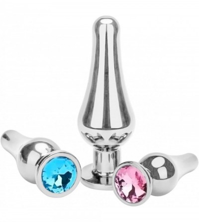Anal Sex Toys Anal Plug Anal Trainer Kit- Tapered Metal Jeweled Fetish Jewelry Butt Plug Anal Sex Toys Women Men Couples Love...