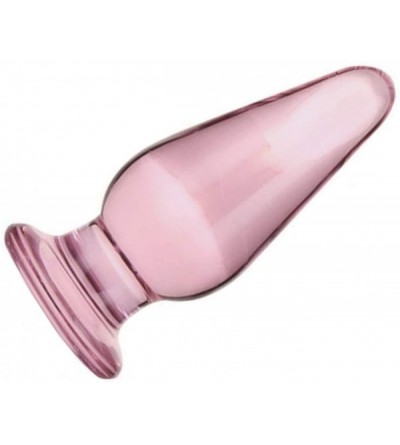 Anal Sex Toys Exquisite Pink Crystal Glass Anal Plug Glass G-spot Pleasure Anal Dilator Butt Plugs Stimulator - CE11JKT9J8N $...