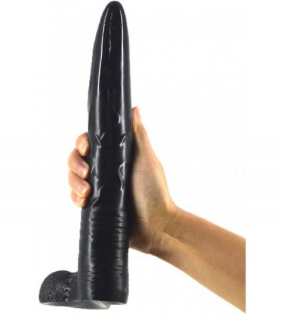 Dildos Animal Dildo- 10 inch Realistic Deer Penis Ultra Long Elk Cock- Anal Plugs for Men Women (Black) - Black - C91933SIIZQ...