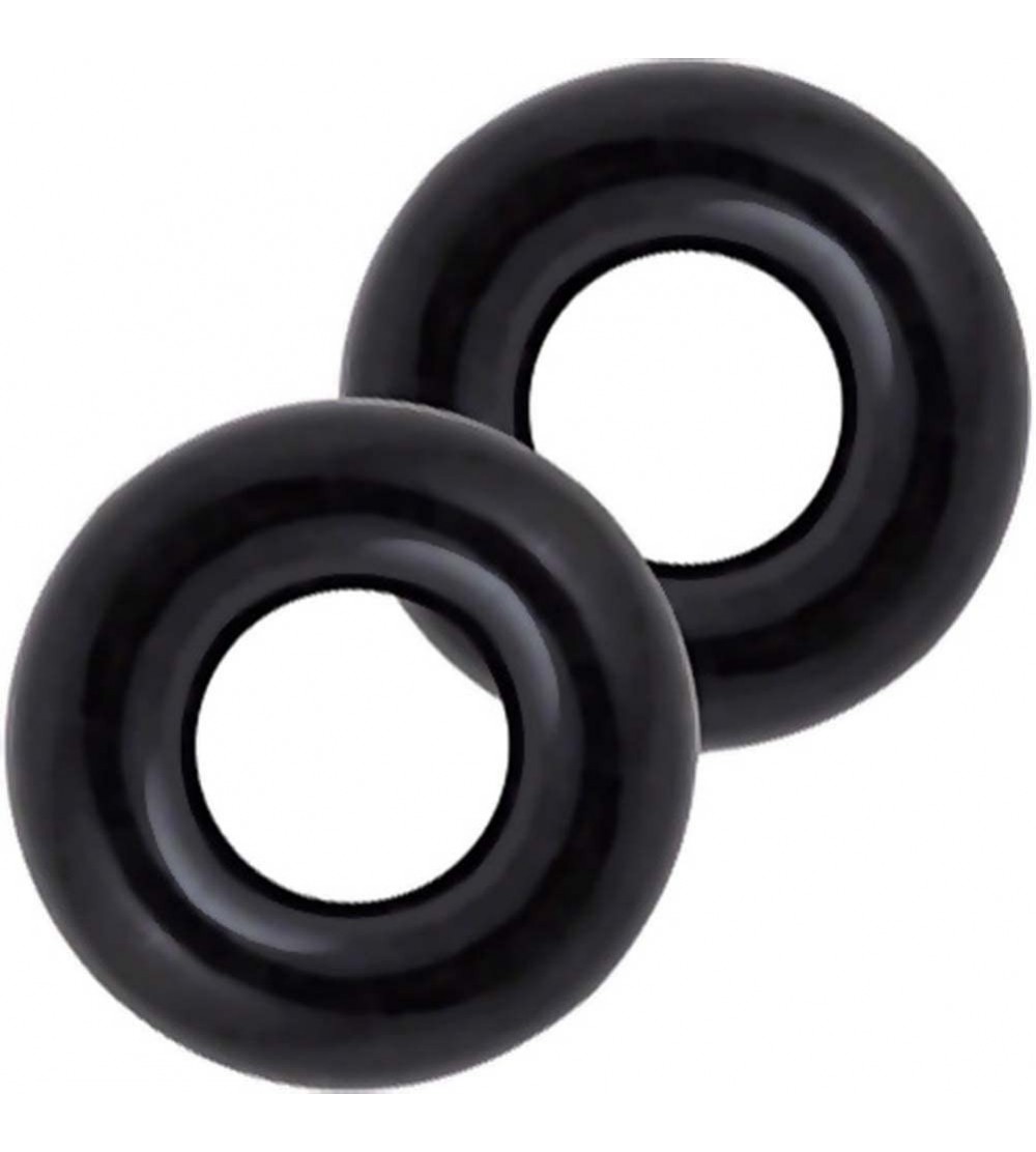 Penis Rings Oversized Ultra Strong Stretchy Penis Cock Rings Prolong Sex Stamina Erection Ejaculation Sex Toy (Black) - CA11M...