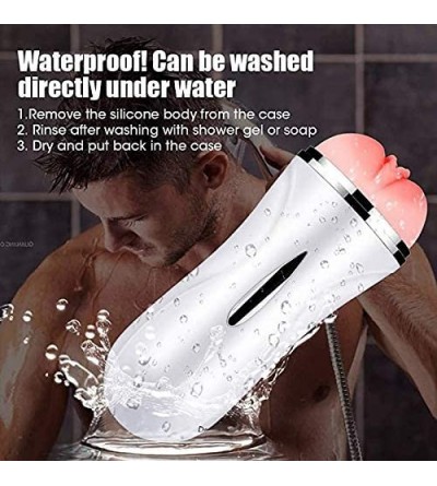 Male Masturbators Masturbators Cup Induction Ad?lt Toys for Men Thrusting Automatic Blowjob Sucker OralDeep Throat for Self-P...