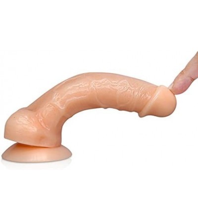Dildos Superior 7 Inch Anal Realistic Penis Dildo with Suction Cup Adult Sex Toys for Women- Flesh - Flesh - CI12BVNRRZ7 $22.30
