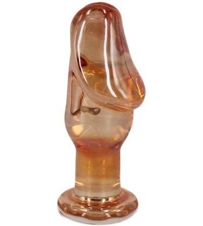 Dildos Cute Glass Pleasure Wand Dildo- Anal Sex Toy Butt Plugs (L) - CH1822W9Q22 $33.68