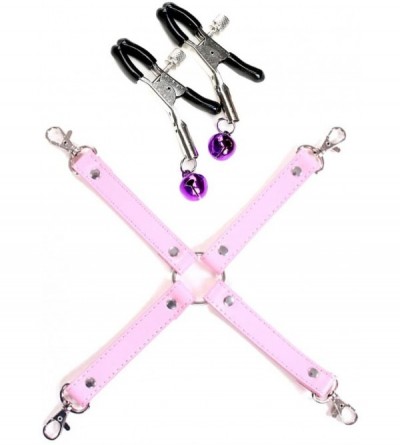 Restraints Bundle Tight Binding 10Pcs Couples Yoga Set Massage Tool Kits - Black-Pink - CX19C598ZN5 $14.67