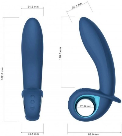 Anal Sex Toys G-spot Anal Vibrator Automatic Inflatable Prostate Massager Sex Toys - Rechargeable Silicone Vibrating Butt Plu...