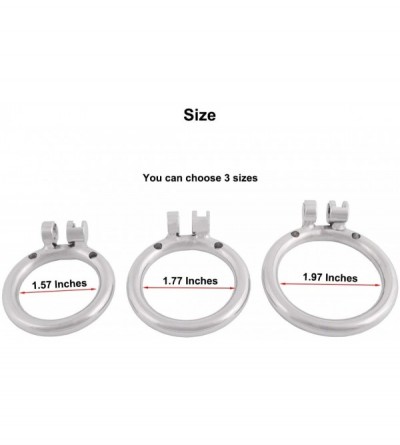 Chastity Devices Stainless Chastity Device Base Ring Male Cock Cage Spares H040 (1.57 inch / 40mm) - C318HG7ZOY9 $9.02