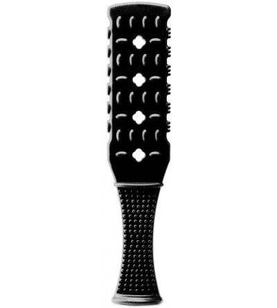Paddles, Whips & Ticklers Rubber Paddle - Black - CS117X9RSMB $23.10
