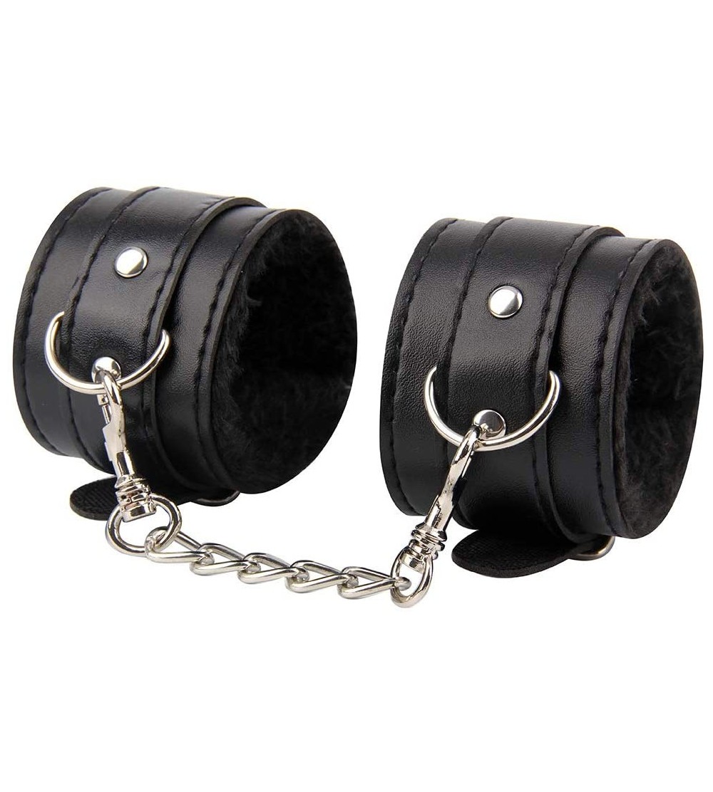 Restraints Handcuffs- Durable Leather Adjustable Handcuff- Multifunctional Handcuff- Super Soft Fur Handcuff - CT18H036HY4 $1...