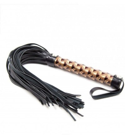 Paddles, Whips & Ticklers PU Leather Whip Restraint Adult Cosplay Sixy Toys for Women Men - R - CZ19D3E07S6 $22.06