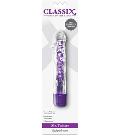Vibrators Classix Mr. Twister- Purple- 3.5 Lb - Purple - CM18I08MHXQ $9.88