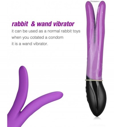 Vibrators Viberate Adult Toys Women US Stock Multispeed Sex Toy for Women Men (Rabbit shape-US Stock) - C118E5E3CDT $22.31