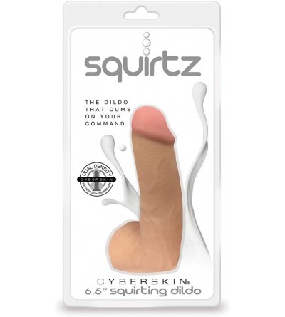 Dildos Squirtz Dildo Sex Toy- Silicone Ultimate Soft and Firm Inner Core- Realistic Vein and Balls- Body Safe No Odor- 6.5 In...