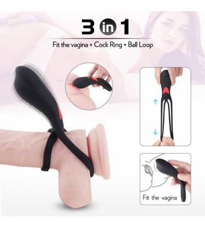 Penis Rings Cook Ring Vibritor Sexy Toystory for Men Bullets Sexy Underwear for Men Shake Rooster Silicone Massage Ring T-Sh ...