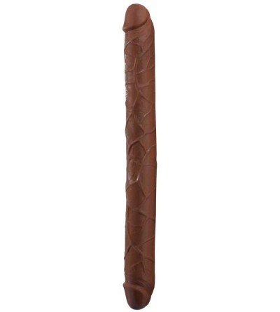 Dildos Double Dong Header Veined Bender Realistic Dildo for Vagina Anal Simulation Sex Toy for Women/Lesbian-15inch - Brown -...