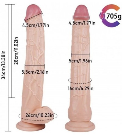 Dildos 13.38-inch Soft and Realistic Personal Touch to Lifelike Huge D'ildo Women's Massager Sunglasses T-Shirt - CA19IZGTR8K...