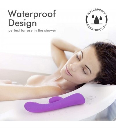 Vibrators G-spot Rabbit Vibrator for Women - Powerful Clitoris Stimulation Massager Waterproof Dildo with Dual Motors- Rechar...