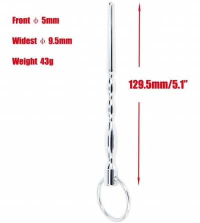Catheters & Sounds Urethral Sounding Rod for Men- 5.1 Inches Stainless Urethral Sounds Penis Plug Male Sex Toys - CC18XTEG6ZC...