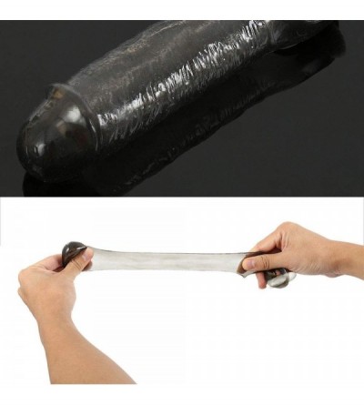 Pumps & Enlargers TPR Condom Sleeve Skin Realistic Male Extender Delay Enhance Men Toy - CG18OUHZOLO $39.19