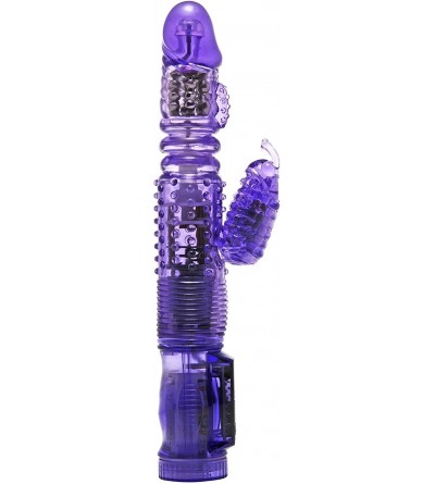 Vibrators Thrusting Purple Rabbit Vibrator - CF11AEOVZBV $58.50