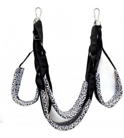 Sex Furniture Sex Swing- 360 Degree Spinning Indoor Hang Silver Leopard Swing with Adjustable Straps for Couple Flirting Play...
