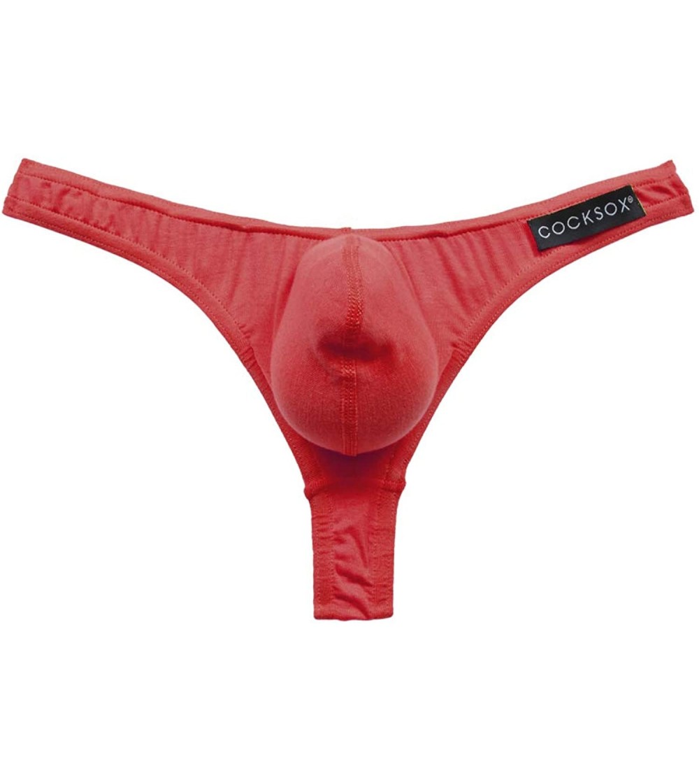 Dildos Sexy Men's Underwear Thong - Red - C319ECZ2NOW $46.52
