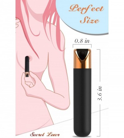 Vibrators Bullet Vibrator for Clitoral Stimulation- Waterproof Rechargeable Lipstick Dildo Vibe with 10 Vibration Modes Nippl...