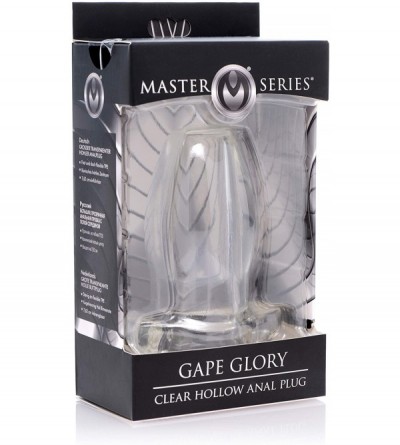 Anal Sex Toys Gape Glory Clear Hollow Plug- Large (AF816-Large) - C418LGRHWQN $32.89