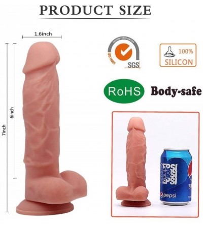 Dildos Liquid Silicone Realistic Dildo with Strong Suction Cup- Ultra-Soft Dildo for Beginners Vaginal G-spot Anal Play Adult...