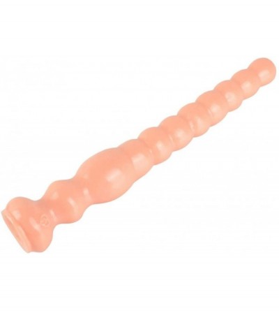 Anal Sex Toys Extra Long Anal Beads with Suction Cup Butt Plug Sex Toys for Woman Men Anus - Yellow - CU19354MU8T $8.51