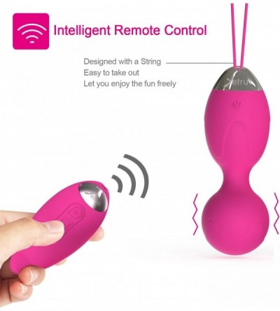 Vibrators Wireless Remote Control Electric Kegel Balls - Exercises Pelvic Floor & Massage the Vagina Muscles-Mini Adult Sex T...