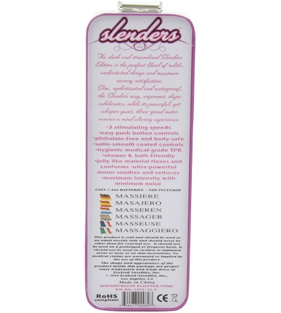 Vibrators Slenders Flutter- Pink - CZ113MBSZKN $68.14