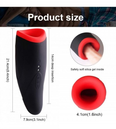 Male Masturbators Toy for Men Electric Smart Male Hands Free Stroke Toys Sixy Toysfor Man Pocket Pocket Pusseys for Men Hands...