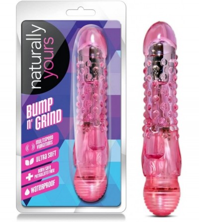 Vibrators 6.25" Realistic Curved Vibrating Dildo - Multi Speed Flexible Vibrator - Waterproof - Sex Toy for Adults - Pink - P...