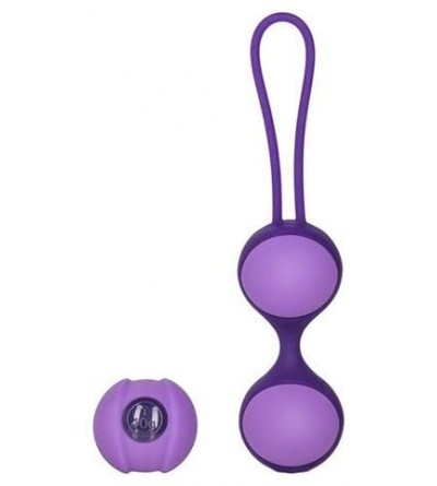 Dildos Key Mini Stella II Double Kegel Ball Set- Purple - Purple - CM11P3YJOWP $41.37