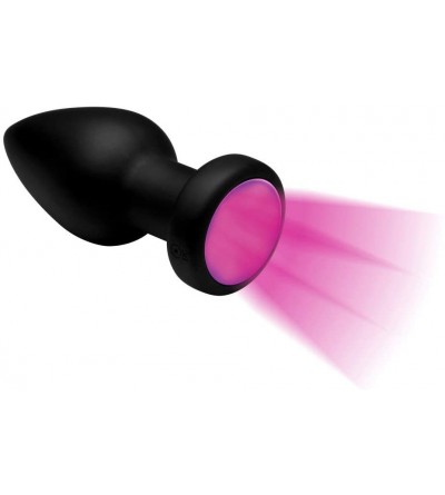 Anal Sex Toys 7X Light Up Rechargeable Anal Plug - Large - CF194HANC07 $29.46