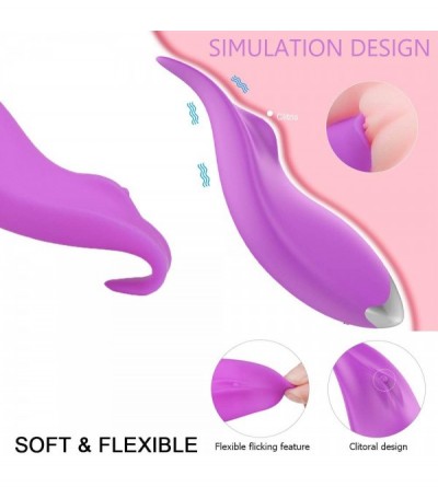 Vibrators Sex Toys Clitoral Vibrator Clit Stimulators Small Tongue Licking Massager Sensual Games Oral Adult Toy for Virgin F...