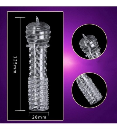 Pumps & Enlargers Pénnis Sleeve Spike Lôckring Cover Male Girth Enlarger Extender Sleeve Pênīsextender Length Device for Men ...