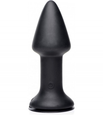 Anal Sex Toys Mega Spade 10x Vibrating Silicone Plug- Extra Large - C618HIZ8Q7O $84.30