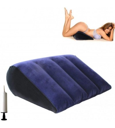 Sex Furniture Sex Pillow Soft Triangle Inflatable Pillow Cushion Bed Sex Toys for Couple - CO12O8B3MQ3 $32.79
