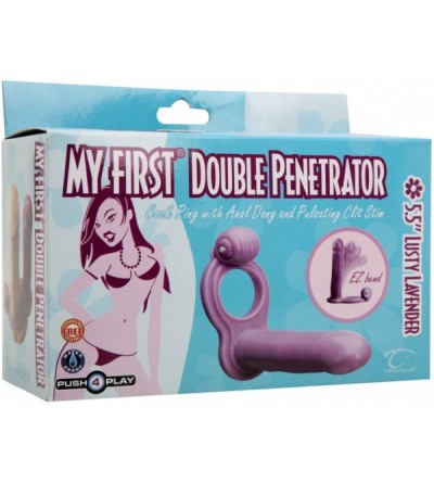 Anal Sex Toys Double Penetrator- Lusty Lavender - C6112TO8UEZ $37.48