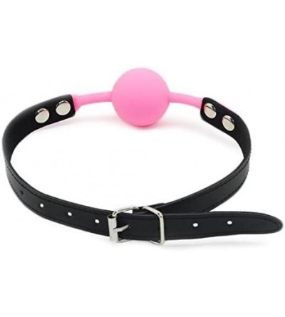 Gags & Muzzles Ball Gag Pink Silicone Gag by HappyNHealthy - Pink-Without Nipple Clamp - CW125M0CWVJ $6.63