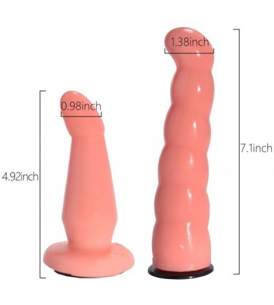 Dildos 7.1 inch Realistic Dildo with Adjustable Strap on Harness- Double Stimulation Anal Penis Adult Sex Toy for Man Women C...