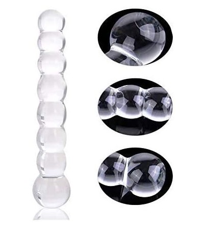 Anal Sex Toys Glass Dildo- Crystal G Spot Stimulation Pleasure Wand Penis Anal Sex Toys for Couple Women - C818TTU67SO $22.88
