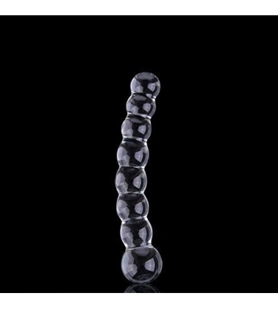 Anal Sex Toys Glass Dildo- Crystal G Spot Stimulation Pleasure Wand Penis Anal Sex Toys for Couple Women - C818TTU67SO $22.88