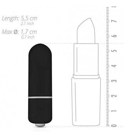 Vibrators 10 Speed Bullet Vibrator- Black- 150 Gram"A Toy for Everyone" - C312N4ZMP7D $25.90