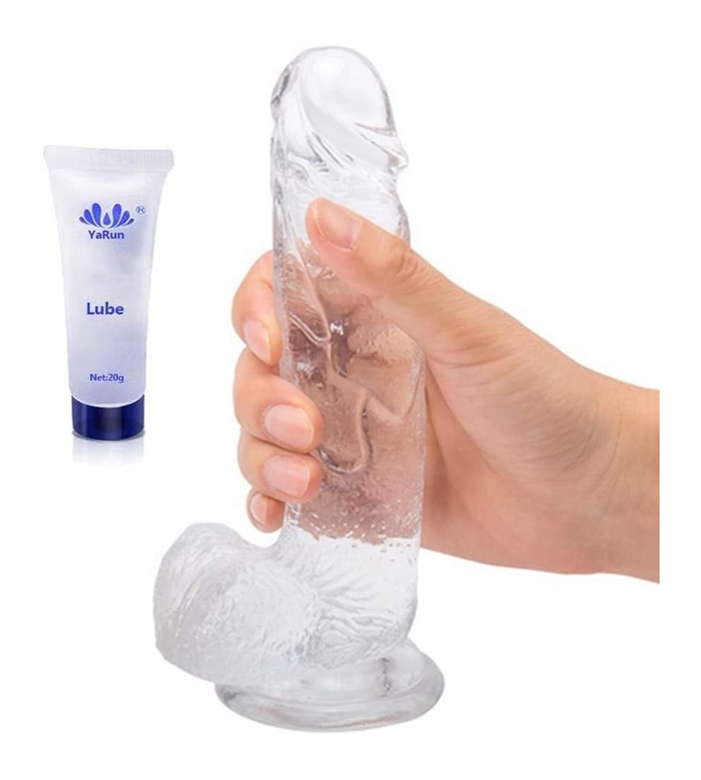 Dildos Realistic Dildo G Spot Stimulator- 7"Silicone Dildos with Suction Cup Adult Sex Toy for Women/Men/Couples- Flexible Di...