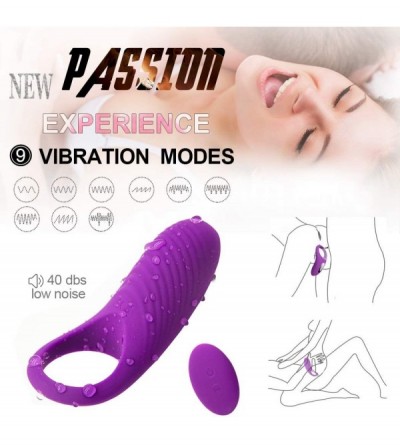 Penis Rings 9 speeds Wireless Remote Control penisring Ring for Men and Women Shake Rooster-USB Rechargeable Silicone Happy T...