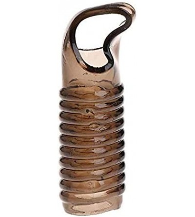 Pumps & Enlargers Soft Silicone Vibro Pen'is Rings Set for Men-Reusable Sleeve for Men Realistico Extender Enlargement (Black...