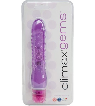 Dildos Sales Climax Gems Lavender Beaded Vibrator - CL111Q2T0IB $14.77