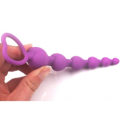 Anal Sex Toys Soft Silicone Trainer Anale Pugs Beginner for Women and Men Smooth Bûtt Pl'ugs Soft T-Shirt Wear with You (Purp...